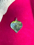Sterling Silver Child Pendant – Engraved Heart Message