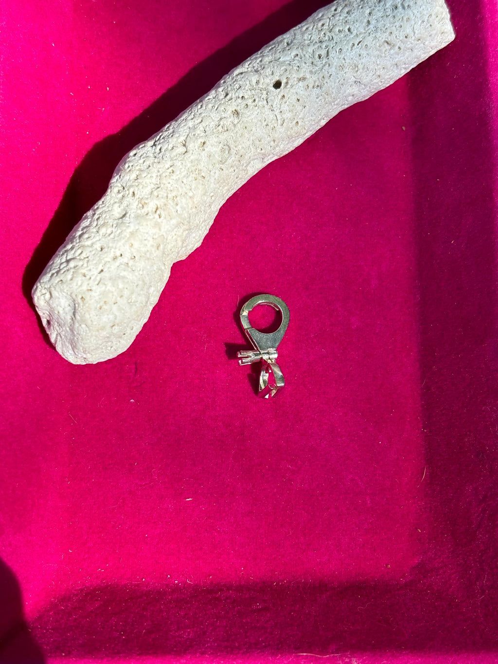 Sterling Silver Accented Hanger Bail