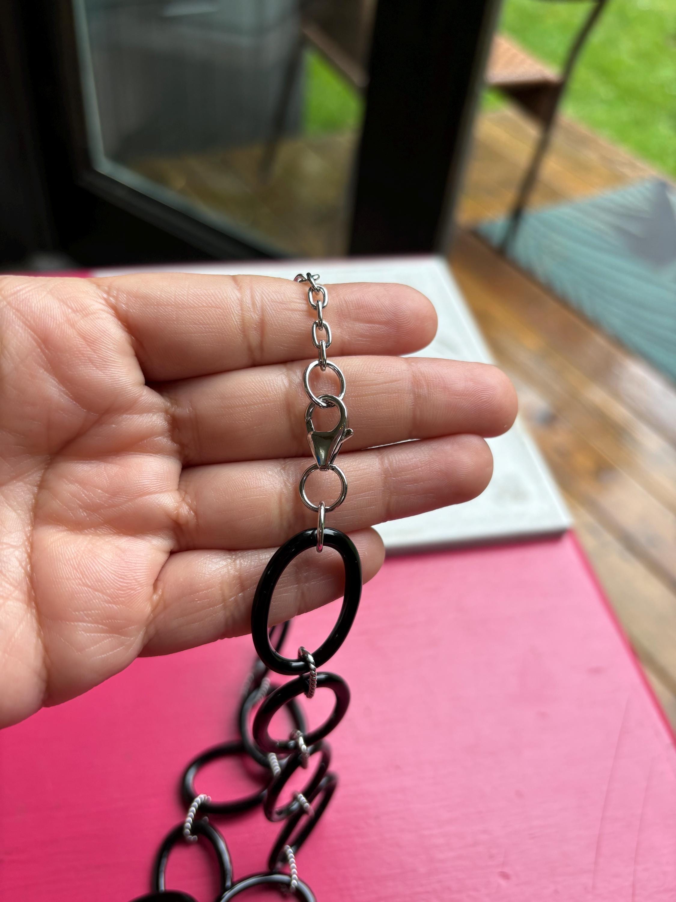 Onyx Steely Necklace