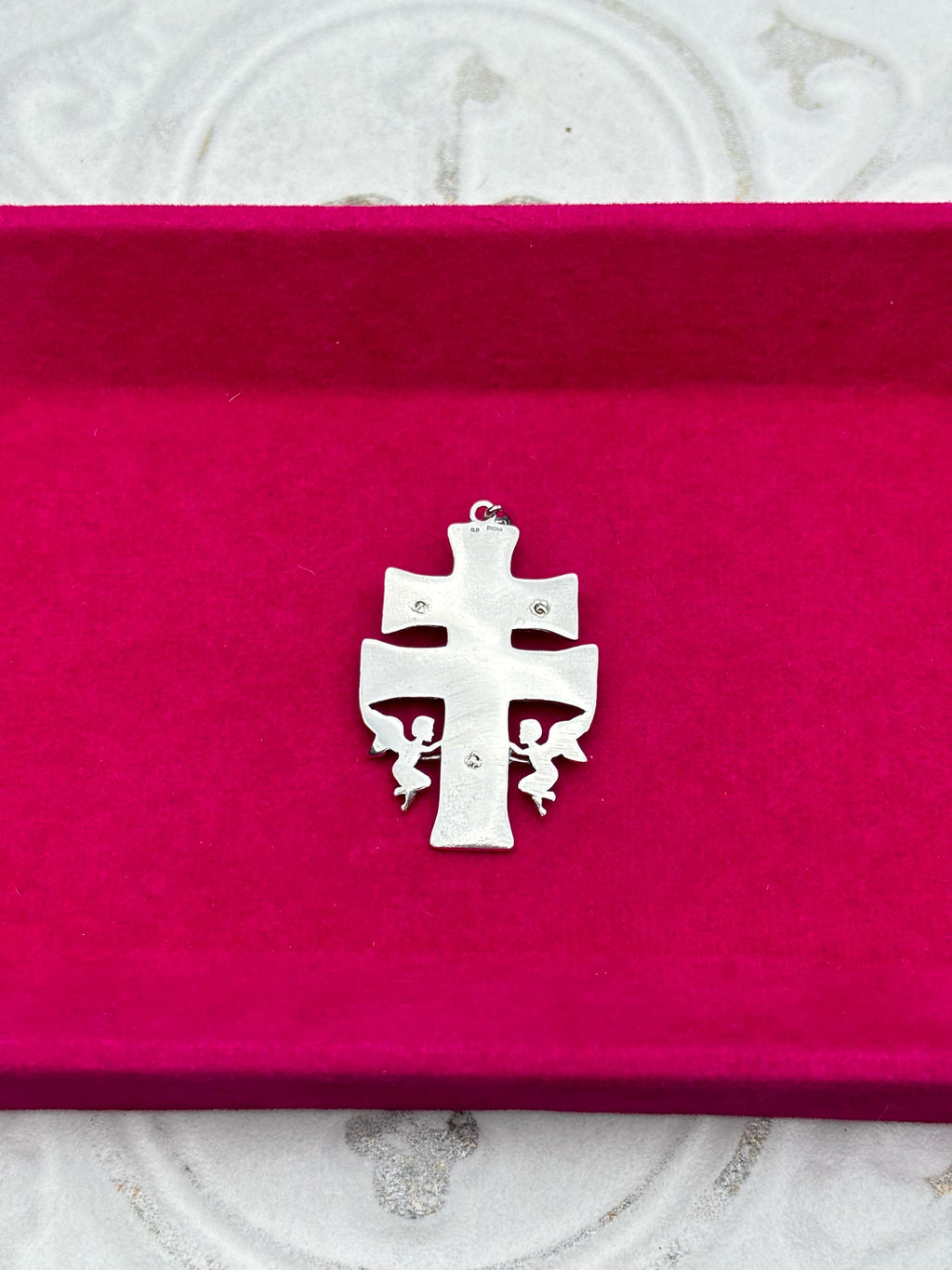 Sterling Silver Antiqued Large Crucifix Cross Pendant
