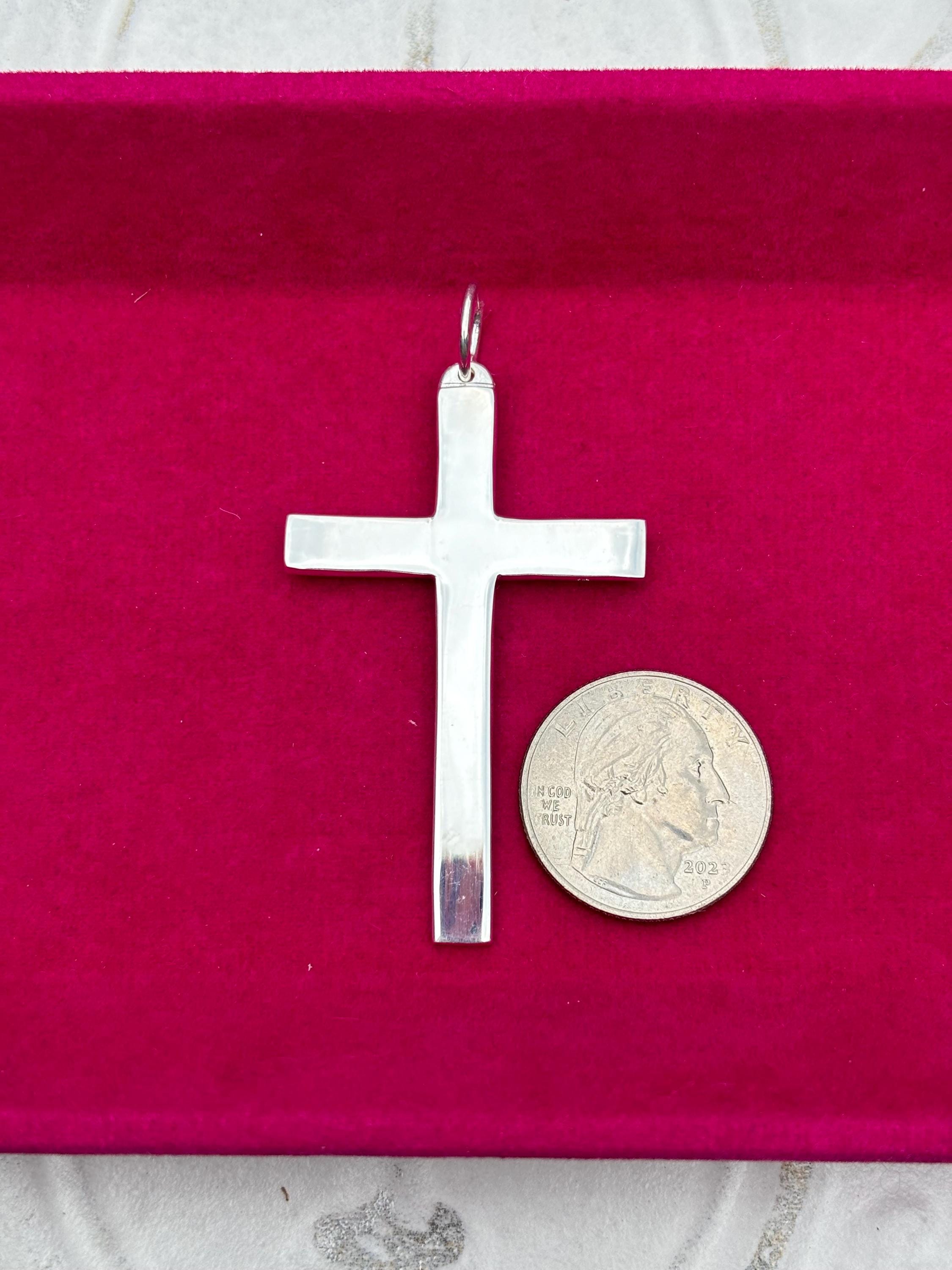 Sterling Silver Latin Cross Charm