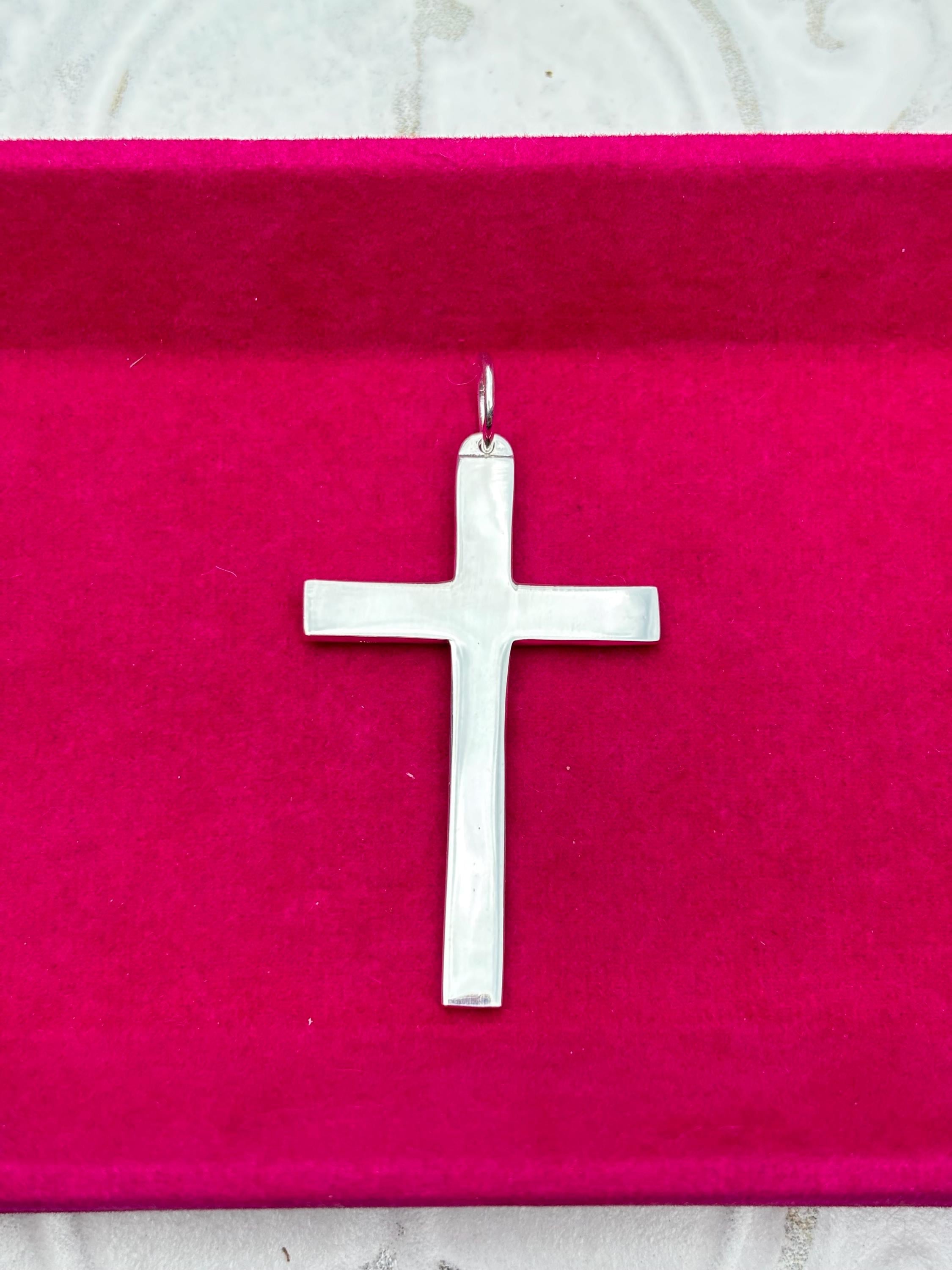 Sterling Silver Latin Cross Charm