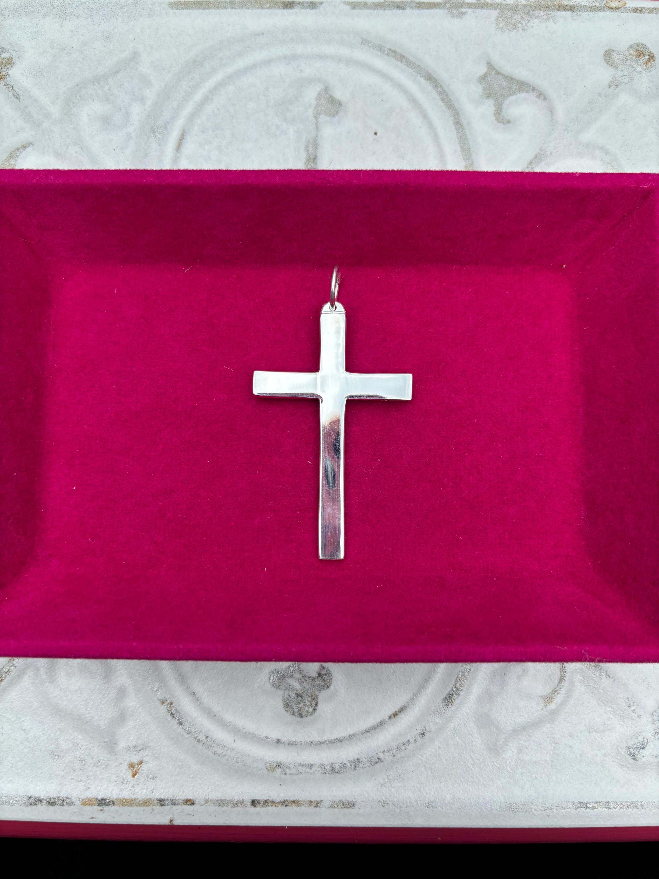 Sterling Silver Latin Cross Charm
