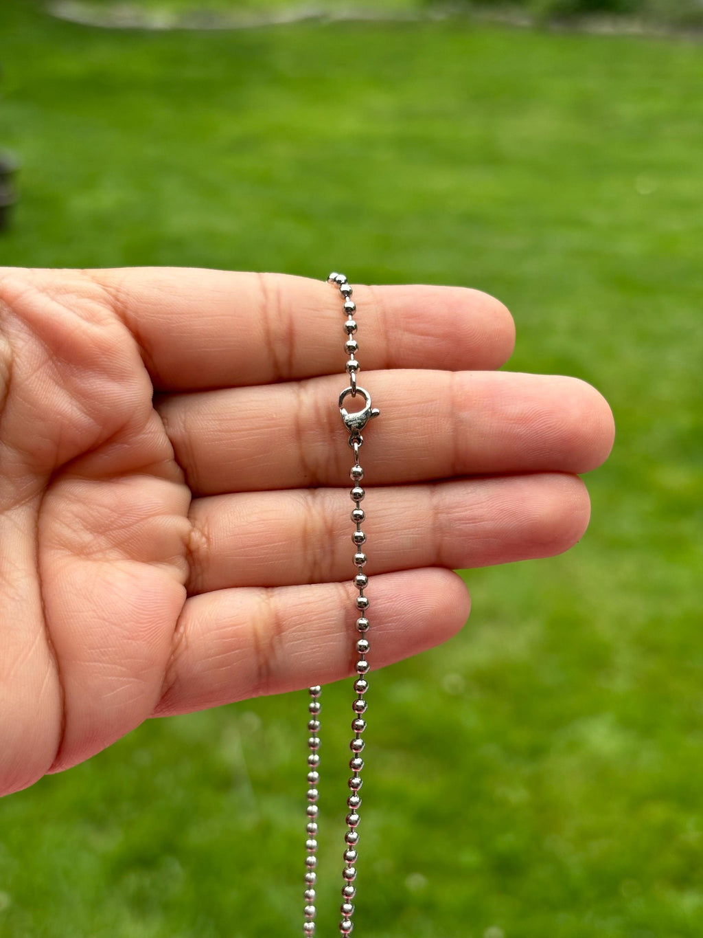 Sterling Silver Ash Holder Necklace