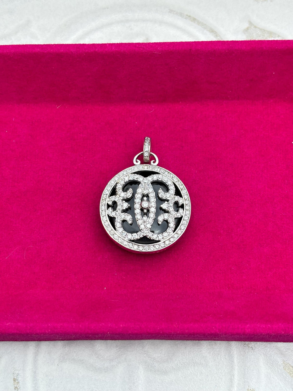 Sterling Silver Onyx Charm