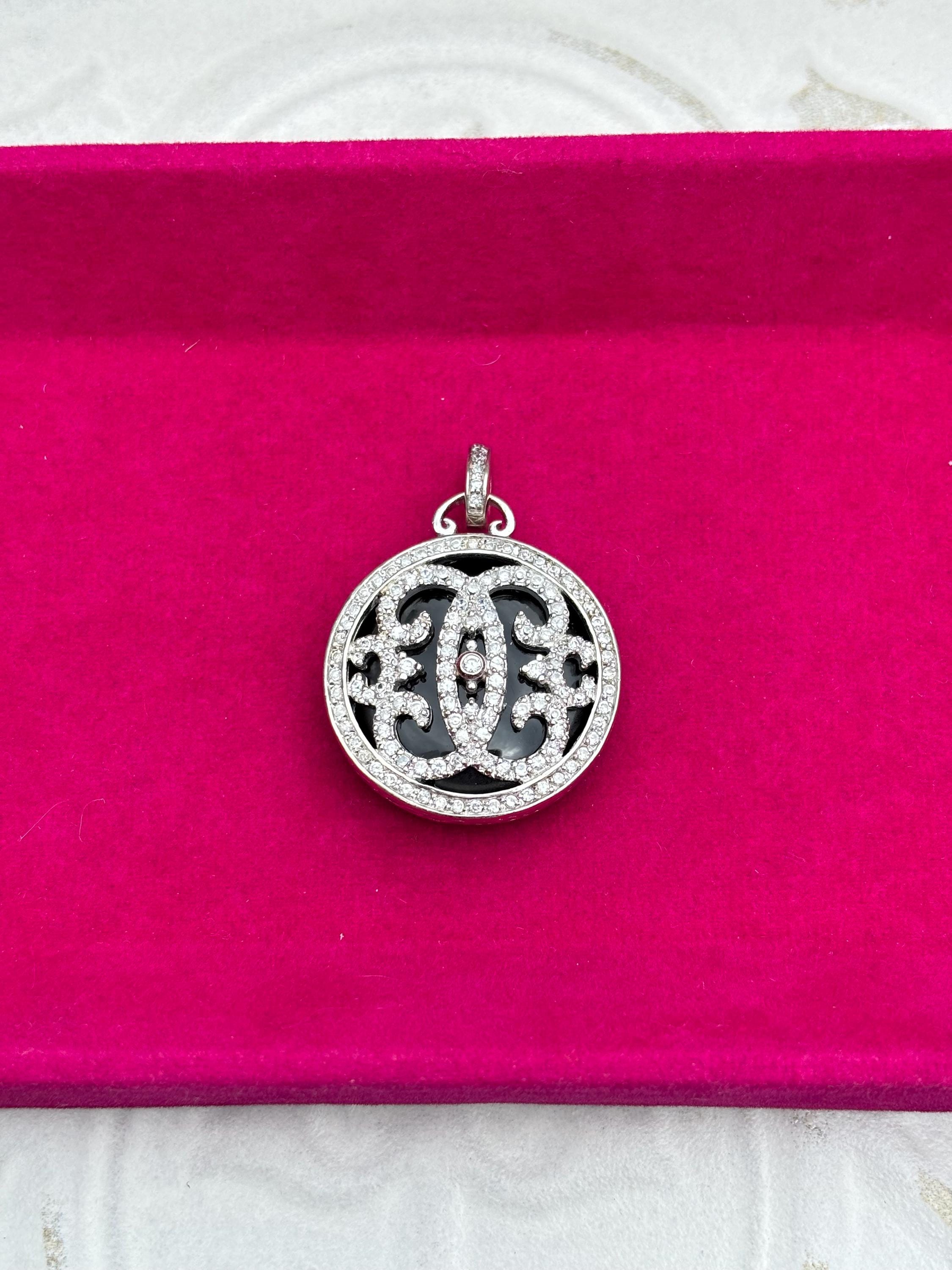 Sterling Silver Onyx Charm