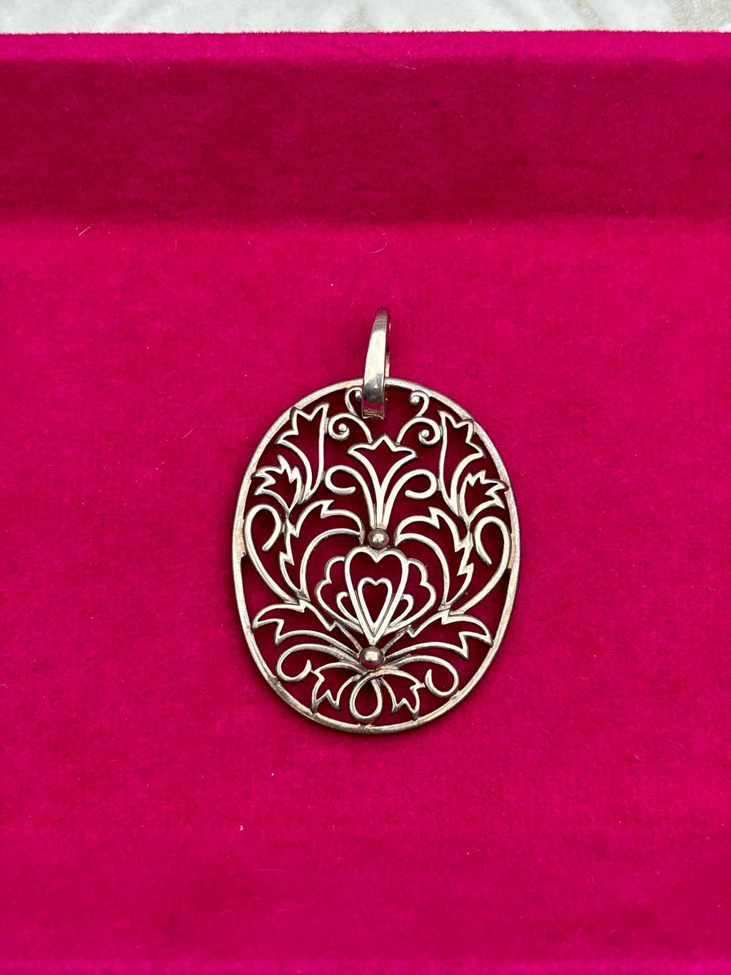 Sterling Silver Filigree Pendant