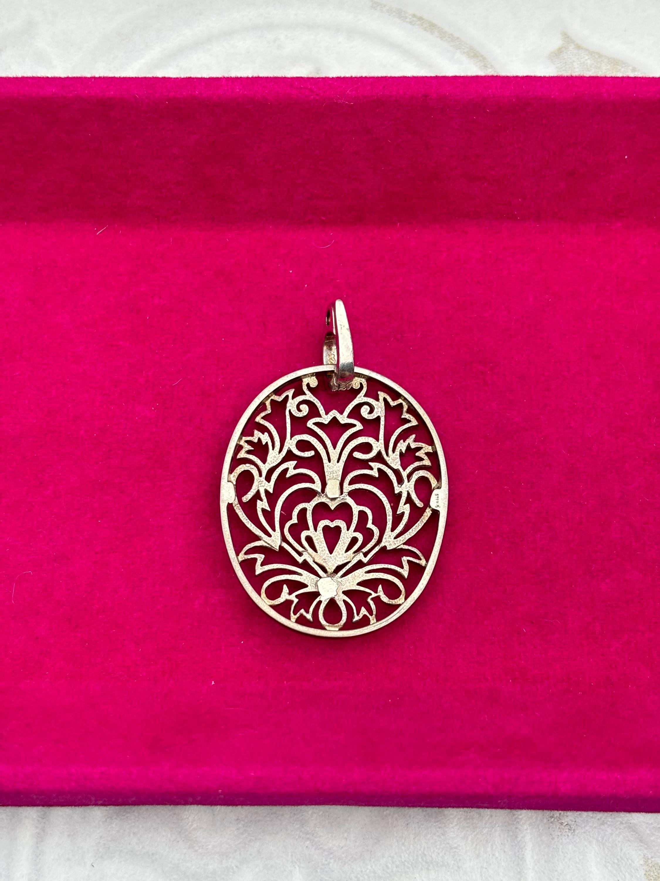 Sterling Silver Filigree Pendant
