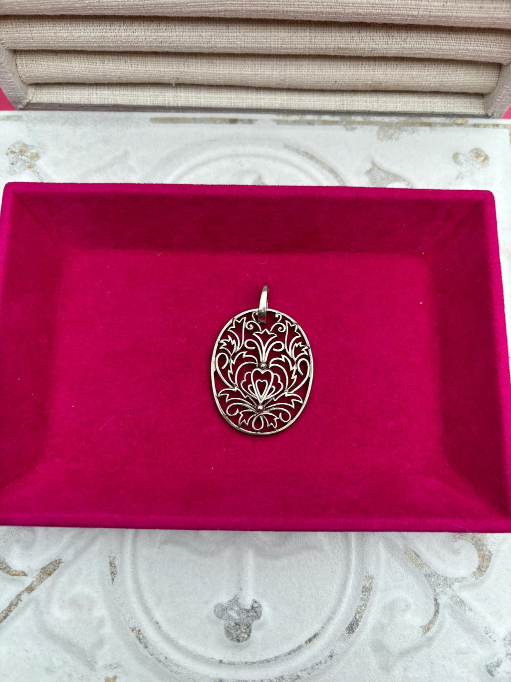 Sterling Silver Filigree Pendant