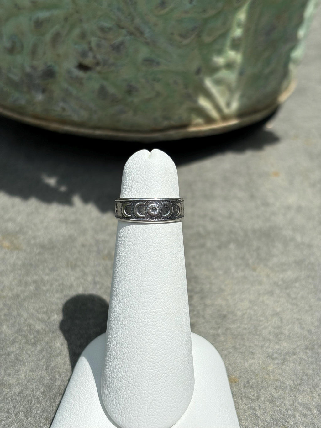 Sterling Silver Moon and Star Toe Ring