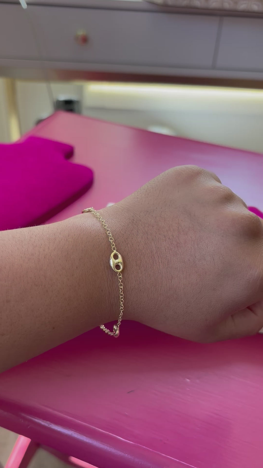 Gold Plated Mariner Bracelet
