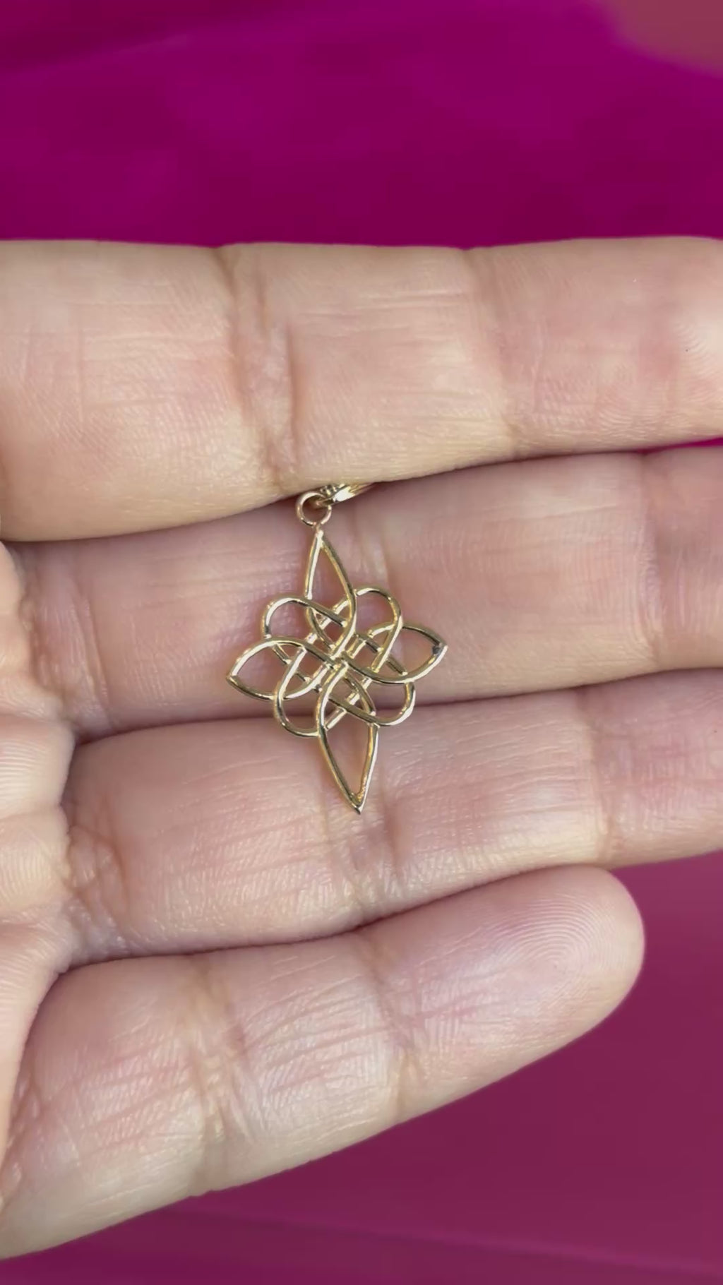 14K Celtic Knot Pendant